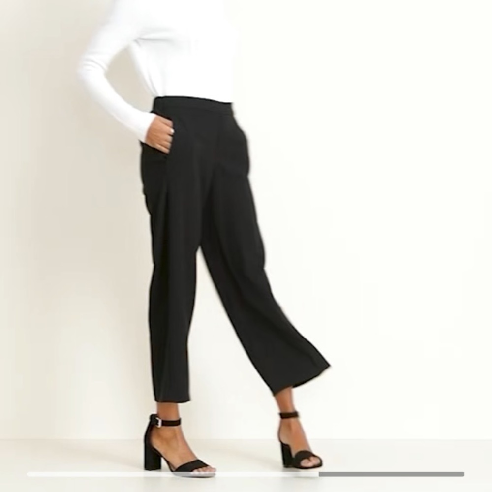 Old Navy Mid-Rise Pull-On Wide-Leg Pants NWT 18